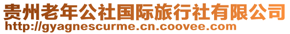 貴州老年公社國際旅行社有限公司