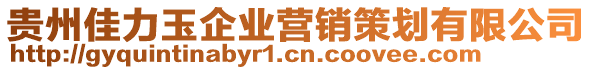 貴州佳力玉企業(yè)營銷策劃有限公司