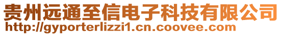 貴州遠通至信電子科技有限公司