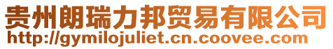 貴州朗瑞力邦貿易有限公司