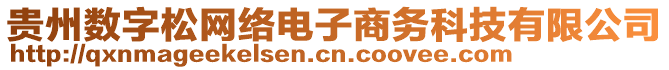 貴州數(shù)字松網(wǎng)絡(luò)電子商務(wù)科技有限公司