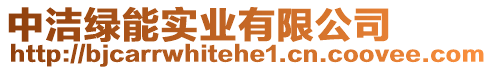 中潔綠能實業(yè)有限公司