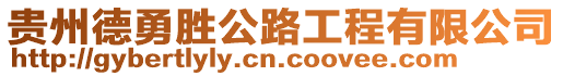 貴州德勇勝公路工程有限公司