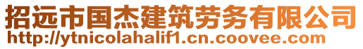 招遠(yuǎn)市國(guó)杰建筑勞務(wù)有限公司