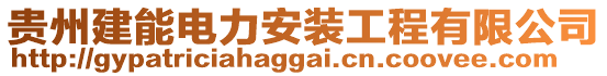 貴州建能電力安裝工程有限公司