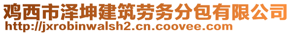 鸡西市泽坤建筑劳务分包有限公司