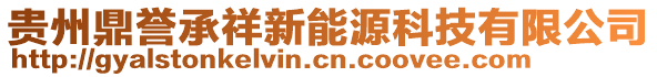 貴州鼎譽(yù)承祥新能源科技有限公司