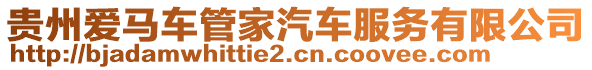 貴州愛馬車管家汽車服務有限公司