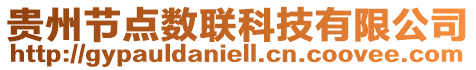 貴州節(jié)點(diǎn)數(shù)聯(lián)科技有限公司