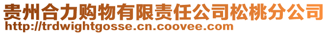 貴州合力購物有限責(zé)任公司松桃分公司