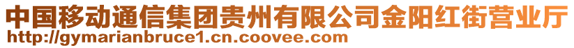 中國移動通信集團貴州有限公司金陽紅街營業(yè)廳