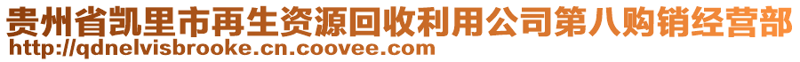 貴州省凱里市再生資源回收利用公司第八購(gòu)銷經(jīng)營(yíng)部