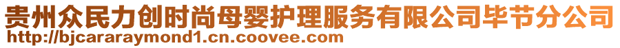 貴州眾民力創(chuàng)時(shí)尚母嬰護(hù)理服務(wù)有限公司畢節(jié)分公司