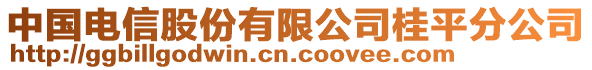 中國電信股份有限公司桂平分公司