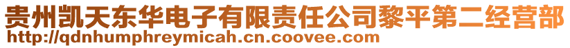 貴州凱天東華電子有限責(zé)任公司黎平第二經(jīng)營(yíng)部