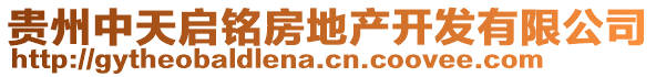 貴州中天啟銘房地產(chǎn)開發(fā)有限公司