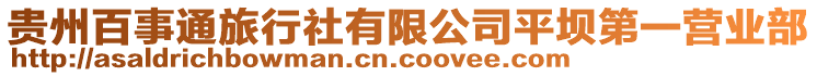 貴州百事通旅行社有限公司平壩第一營業(yè)部