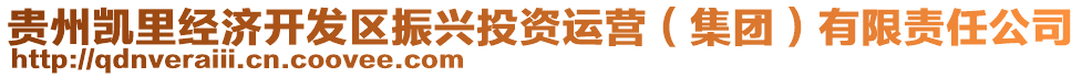 貴州凱里經(jīng)濟(jì)開發(fā)區(qū)振興投資運(yùn)營（集團(tuán)）有限責(zé)任公司