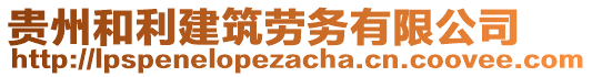 貴州和利建筑勞務有限公司