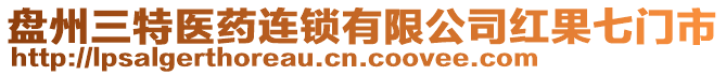 盤(pán)州三特醫(yī)藥連鎖有限公司紅果七門(mén)市