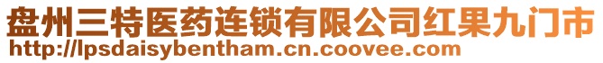 盤州三特醫(yī)藥連鎖有限公司紅果九門市