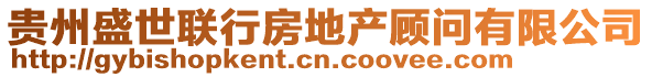 貴州盛世聯(lián)行房地產(chǎn)顧問有限公司