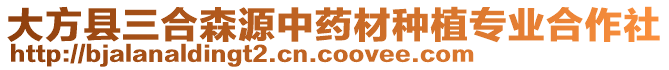 大方縣三合森源中藥材種植專業(yè)合作社