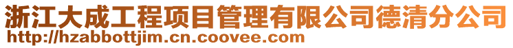 浙江大成工程項目管理有限公司德清分公司