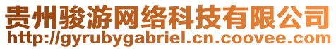 貴州駿游網(wǎng)絡(luò)科技有限公司