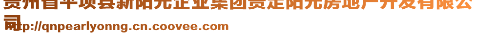 貴州省平壩縣新陽光企業(yè)集團貴定陽光房地產(chǎn)開發(fā)有限公
司