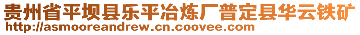 貴州省平壩縣樂平冶煉廠普定縣華云鐵礦