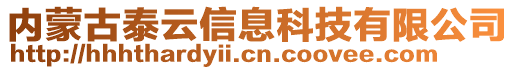 內(nèi)蒙古泰云信息科技有限公司