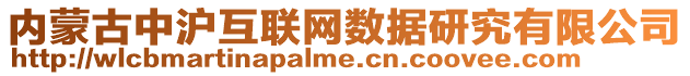 內(nèi)蒙古中滬互聯(lián)網(wǎng)數(shù)據(jù)研究有限公司