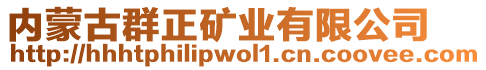內(nèi)蒙古群正礦業(yè)有限公司