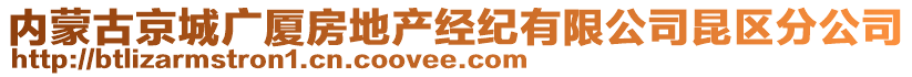 內(nèi)蒙古京城廣廈房地產(chǎn)經(jīng)紀(jì)有限公司昆區(qū)分公司