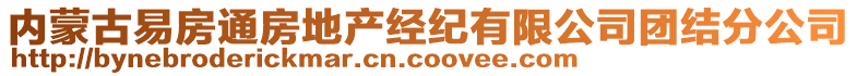 內(nèi)蒙古易房通房地產(chǎn)經(jīng)紀(jì)有限公司團結(jié)分公司