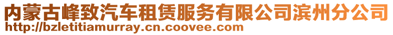 內蒙古峰致汽車租賃服務有限公司濱州分公司