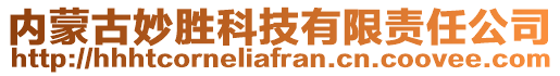 內(nèi)蒙古妙勝科技有限責任公司