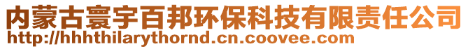 內(nèi)蒙古寰宇百邦環(huán)保科技有限責(zé)任公司