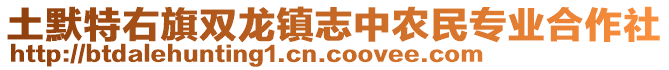 土默特右旗雙龍鎮志中農民專業合作社
