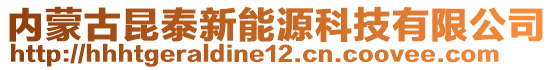 內(nèi)蒙古昆泰新能源科技有限公司