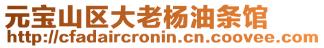元寶山區(qū)大老楊油條館
