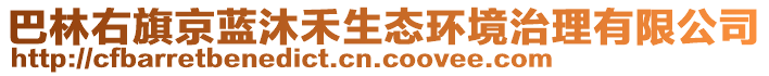 巴林右旗京藍(lán)沐禾生態(tài)環(huán)境治理有限公司