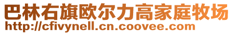 巴林右旗歐爾力高家庭牧場