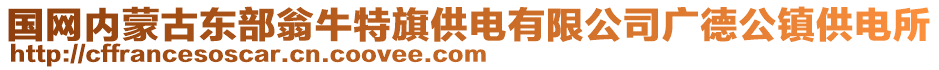 国网内蒙古东部翁牛特旗供电有限公司广德公镇供电所