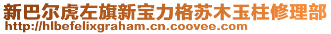 新巴爾虎左旗新寶力格蘇木玉柱修理部