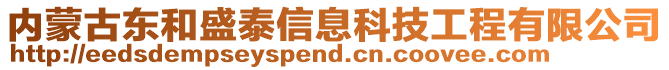 內(nèi)蒙古東和盛泰信息科技工程有限公司