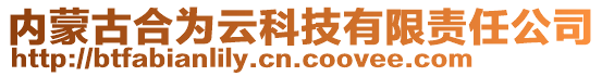 內(nèi)蒙古合為云科技有限責(zé)任公司