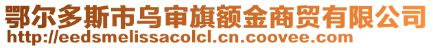 鄂爾多斯市烏審旗額金商貿(mào)有限公司