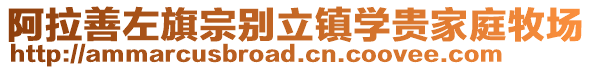 阿拉善左旗宗別立鎮(zhèn)學(xué)貴家庭牧場(chǎng)